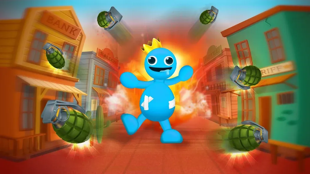 Kick The Rainbow Monster (Кик зе Рэйнбоу Френдс) [МОД: Много денег, Монет и Все открыто] Screenshot 4
