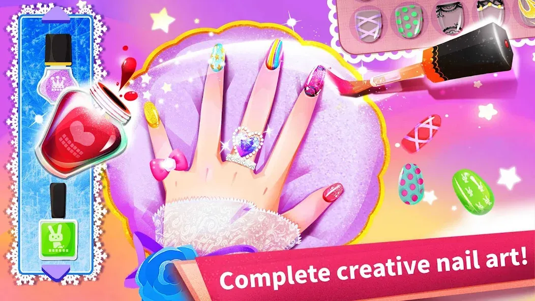Little Panda: Princess Salon [МОД: Много монет, Открытые уровни и Мега MOD] Screenshot 4