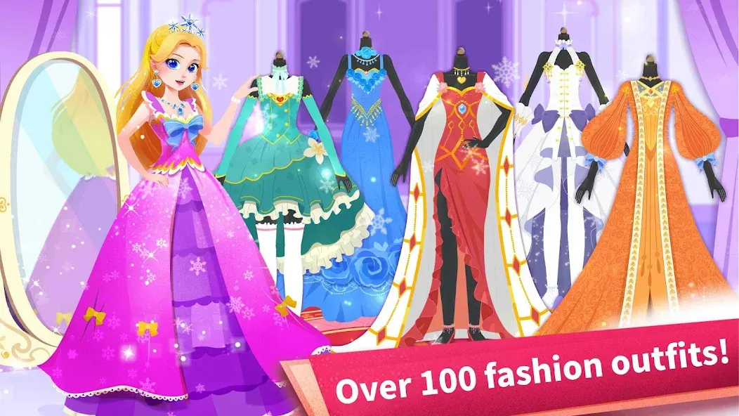 Little Panda: Princess Salon [МОД: Много монет, Открытые уровни и Мега MOD] Screenshot 5