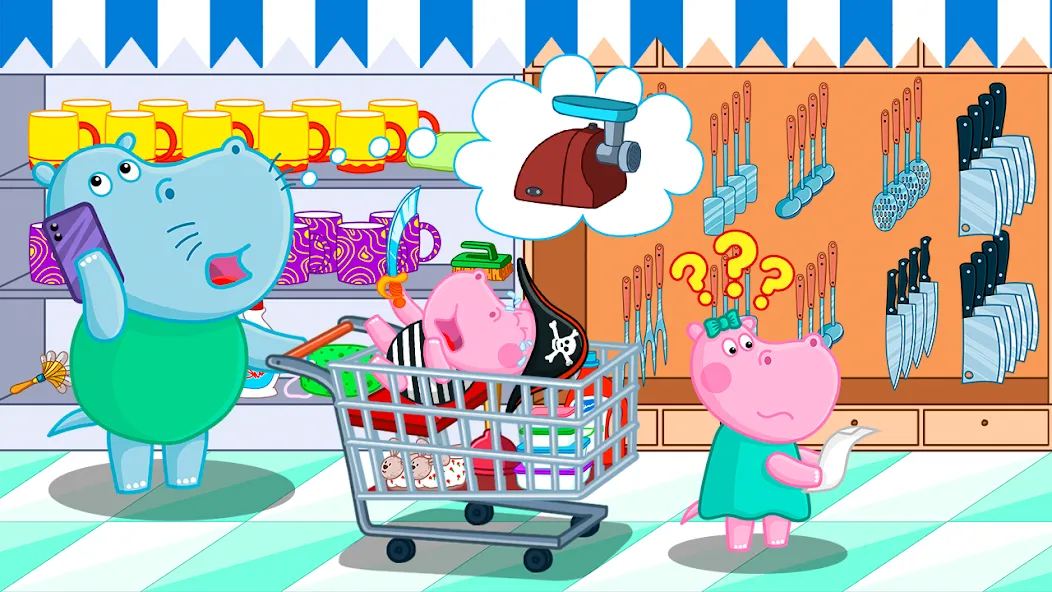 Supermarket: Shopping Games [МОД: Все открыто, Дополнительные деньги и Меню MOD] Screenshot 2