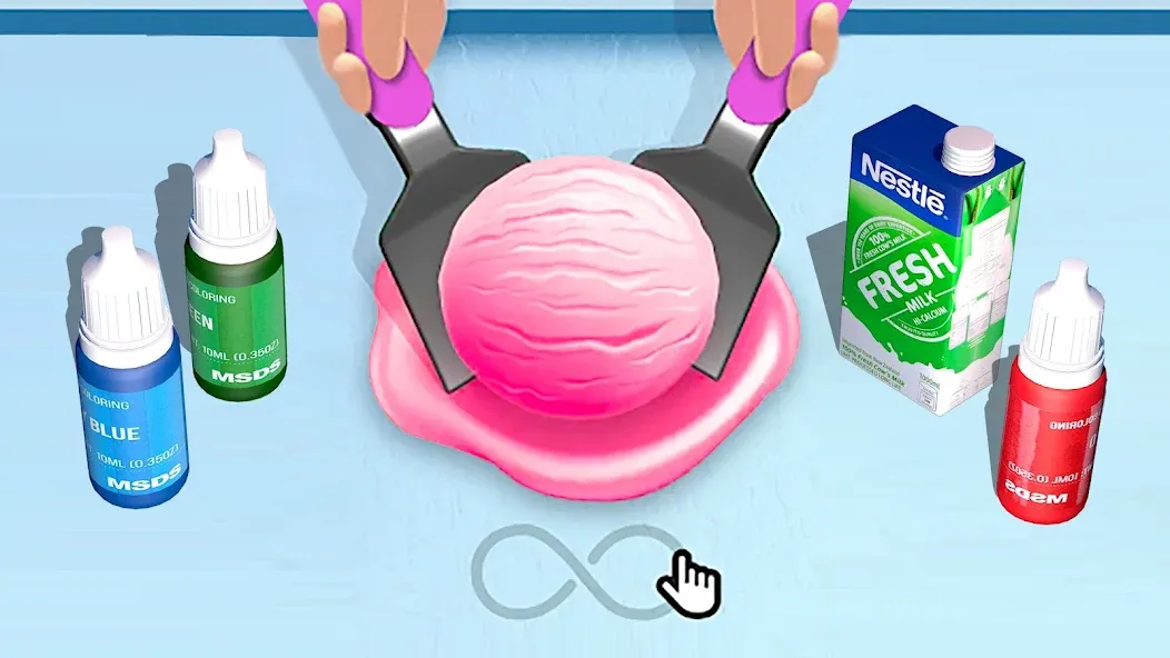 Ice Cream Games: Rainbow Maker (Айс Крем Геймс) [МОД: Много денег, Монет и Все открыто] Screenshot 2