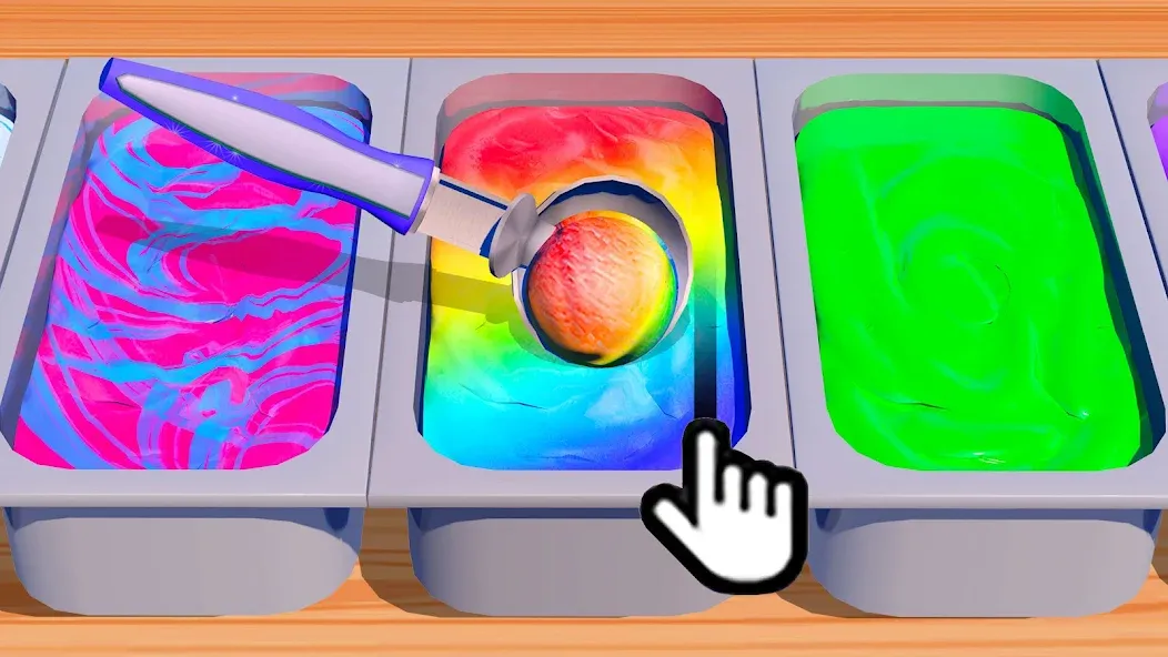 Ice Cream Games: Rainbow Maker (Айс Крем Геймс) [МОД: Много денег, Монет и Все открыто] Screenshot 3