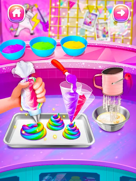Girl Games: Unicorn Cooking [МОД: Деньги, Монеты и Меню MOD] Screenshot 2