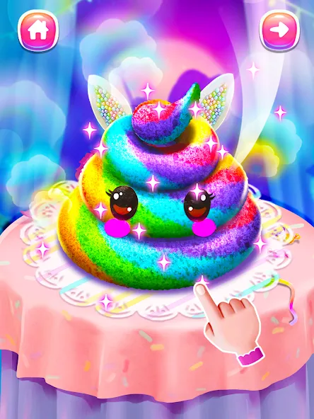 Girl Games: Unicorn Cooking [МОД: Деньги, Монеты и Меню MOD] Screenshot 4