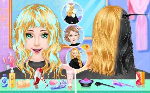 Doll Makeover - Fashion Queen (Игры по макияжу для девочек) [МОД: Все открыто, Дополнительные деньги и Меню MOD] Screenshot 3