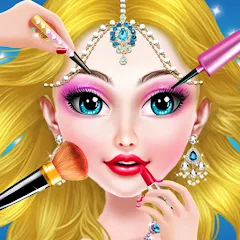 Скачать Doll Makeover - Fashion Queen (Игры по макияжу для девочек) [МОД: Все открыто, Дополнительные деньги и Меню MOD] | Взлом Doll Makeover - Fashion Queen на Андроид