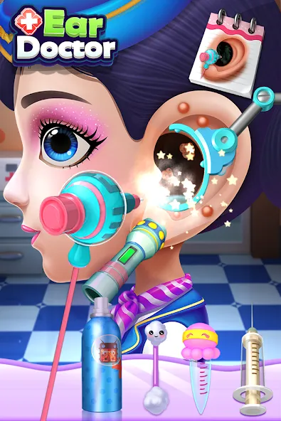 Ear Doctor [МОД: Много денег, Монет и Все открыто] Screenshot 1