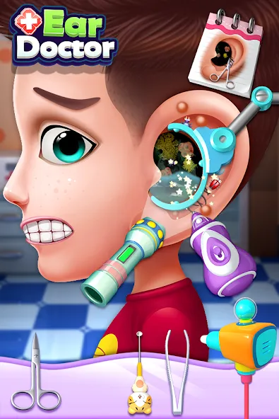 Ear Doctor [МОД: Много денег, Монет и Все открыто] Screenshot 2