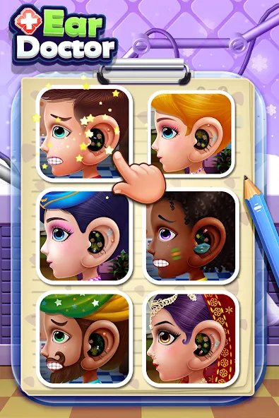 Ear Doctor [МОД: Много денег, Монет и Все открыто] Screenshot 3