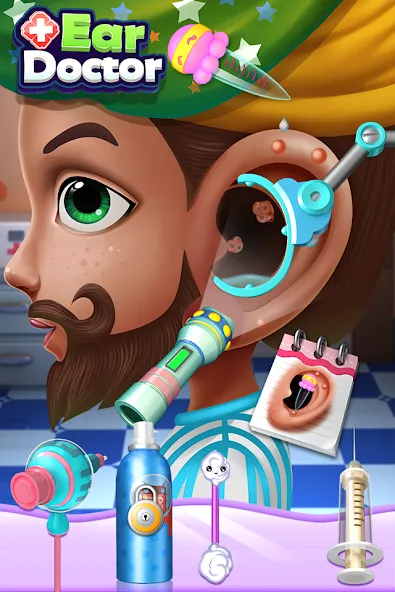 Ear Doctor [МОД: Много денег, Монет и Все открыто] Screenshot 5