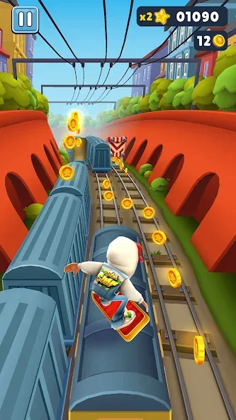 Subway Surfers (абвей Серферс) [МОД: Меню, Бесконечные монеты и Открытые уровни] Screenshot 2