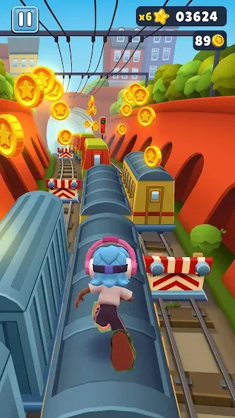 Subway Surfers (абвей Серферс) [МОД: Меню, Бесконечные монеты и Открытые уровни] Screenshot 3