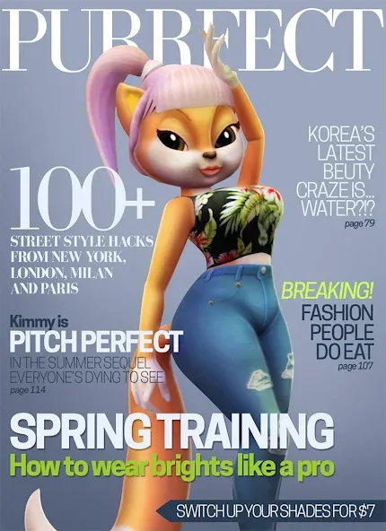 Talking Cat Kimmy Superstar [МОД: Много монет, Открытые уровни и Мега MOD] Screenshot 2