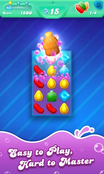 Candy Crush Soda Saga (Кенди Краш Сода Сага) [МОД: Деньги, Монеты и Меню MOD] Screenshot 1