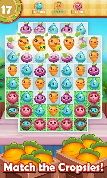 Farm Heroes Saga (Фарм Хероус Сага) [МОД: Меню, Бесконечные монеты и Открытые уровни] Screenshot 2