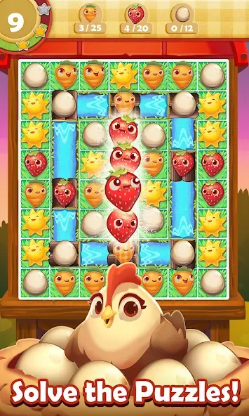 Farm Heroes Saga (Фарм Хероус Сага) [МОД: Меню, Бесконечные монеты и Открытые уровни] Screenshot 4