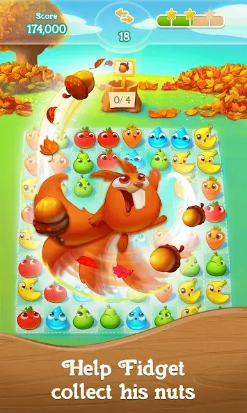 Farm Heroes Super Saga (Фарм Хероес Супер Сага) [МОД: Все открыто, Дополнительные деньги и Меню MOD] Screenshot 2