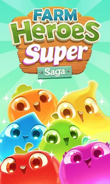 Farm Heroes Super Saga (Фарм Хероес Супер Сага) [МОД: Все открыто, Дополнительные деньги и Меню MOD] Screenshot 5