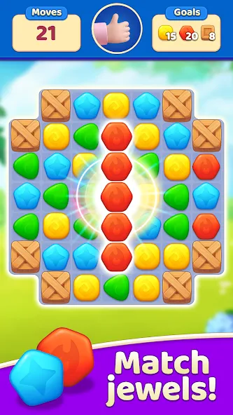 EverMatch 3 Game (ЭверМатч 3 Игра) [МОД: Деньги, Монеты и Меню MOD] Screenshot 2