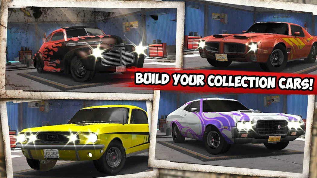 Classic Drag Racing Car Game (Классическая игра на гонках драгрейсинга) [МОД: Много монет, Открытые уровни и Мега MOD] Screenshot 4