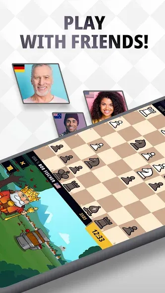 Chess Universe : Play Online [МОД: Меню, Бесконечные монеты и Открытые уровни] Screenshot 1