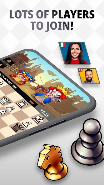 Chess Universe : Play Online [МОД: Меню, Бесконечные монеты и Открытые уровни] Screenshot 2