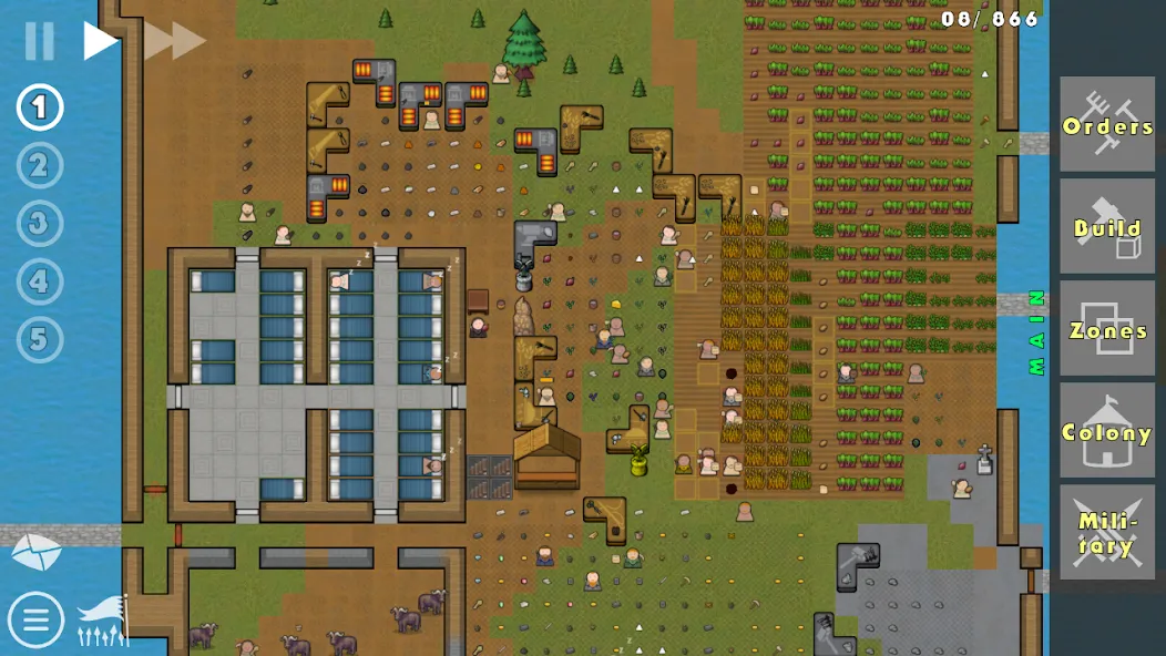 Going Deeper! : Colony Sim [МОД: Меню, Бесконечные монеты и Открытые уровни] Screenshot 2