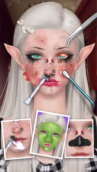 Ear Salon ASMR Ear Wax& Tattoo (АСМР) [МОД: Деньги, Монеты и Меню MOD] Screenshot 2
