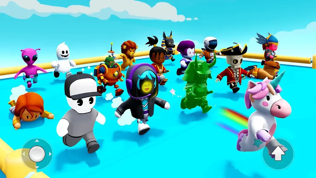 Stumble Guys (Стамбл Гайз) [МОД: Деньги, Монеты и Меню MOD] Screenshot 3