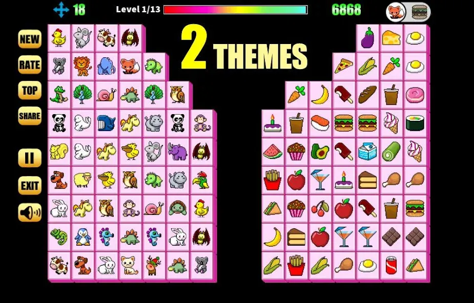 Onet Connect Animal (Онет Коннект животное) [МОД: Бесконечные деньги, Монеты и Мега MOD] Screenshot 3