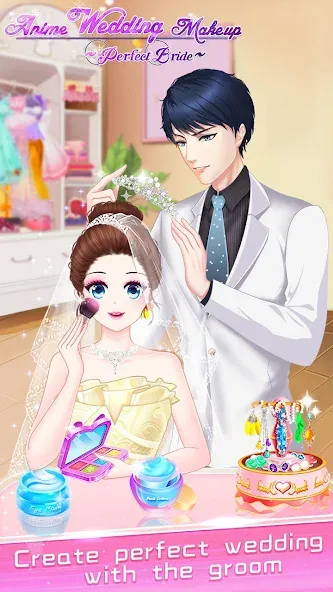 Makeup Bride: Perfect Wedding [МОД: Много денег, Монет и Все открыто] Screenshot 3