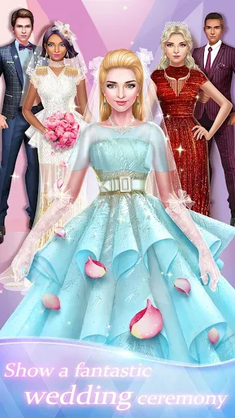 Dream Wedding: Bride Dress Up [МОД: Меню, Бесконечные монеты и Открытые уровни] Screenshot 2
