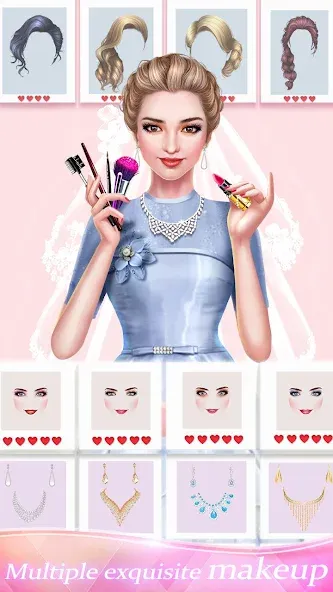 Dream Wedding: Bride Dress Up [МОД: Меню, Бесконечные монеты и Открытые уровни] Screenshot 3