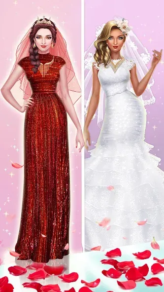 Dream Wedding: Bride Dress Up [МОД: Меню, Бесконечные монеты и Открытые уровни] Screenshot 5