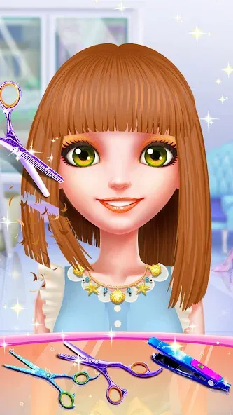 Girls Hair Salon [МОД: Бесконечные деньги, Монеты и Мега MOD] Screenshot 5