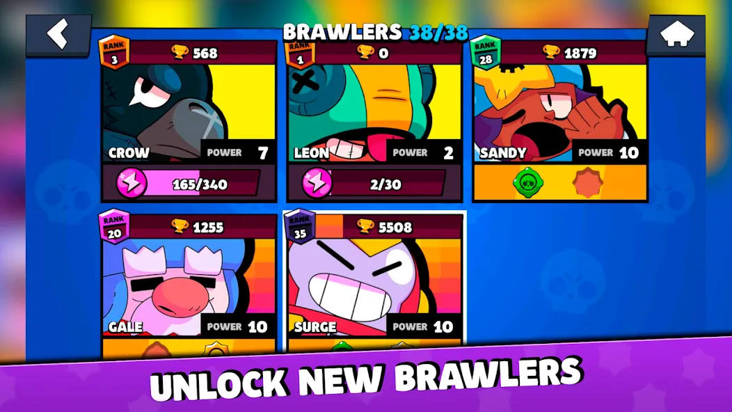 Box Simulator for Brawl Stars [МОД: Меню, Бесконечные монеты и Открытые уровни] Screenshot 5