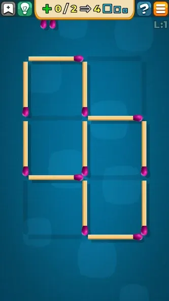 Matches Puzzle Game [МОД: Бесконечные деньги, Монеты и Мега MOD] Screenshot 2