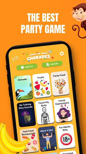 Charades [МОД: Все открыто, Дополнительные деньги и Меню MOD] Screenshot 1