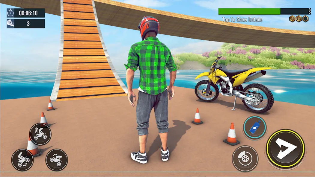 Bike Stunt : Motorcycle Game [МОД: Бесконечные деньги, Монеты и Мега MOD] Screenshot 1