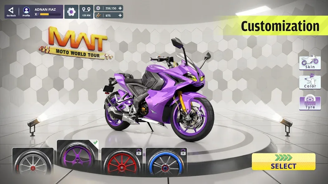 Moto World Tour: Bike Racing [МОД: Деньги, Монеты и Меню MOD] Screenshot 4