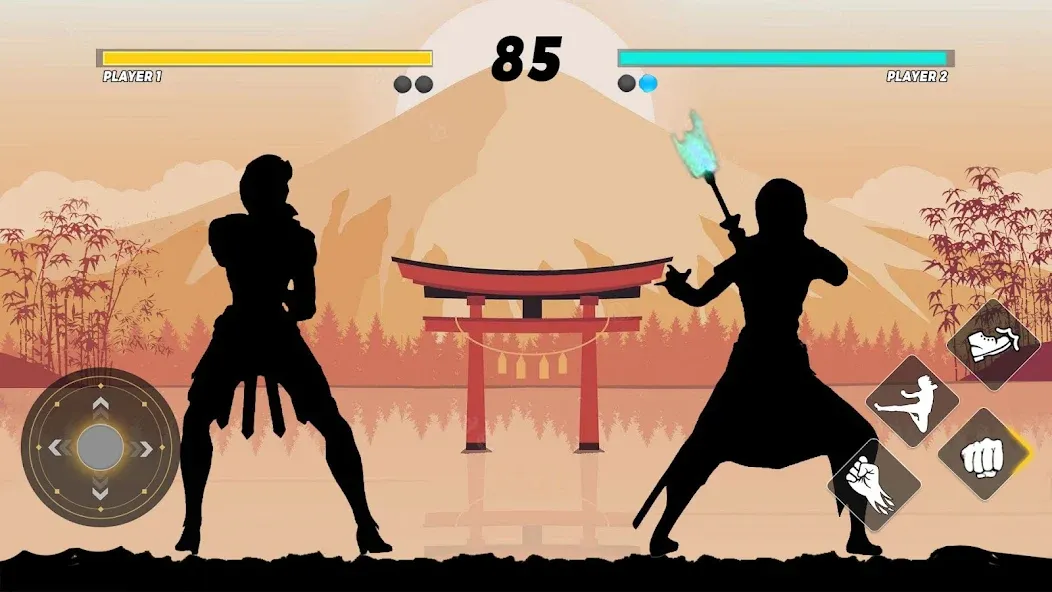 Sword Shadow Fighting Game 3D [МОД: Бесконечные деньги, Монеты и Мега MOD] Screenshot 4