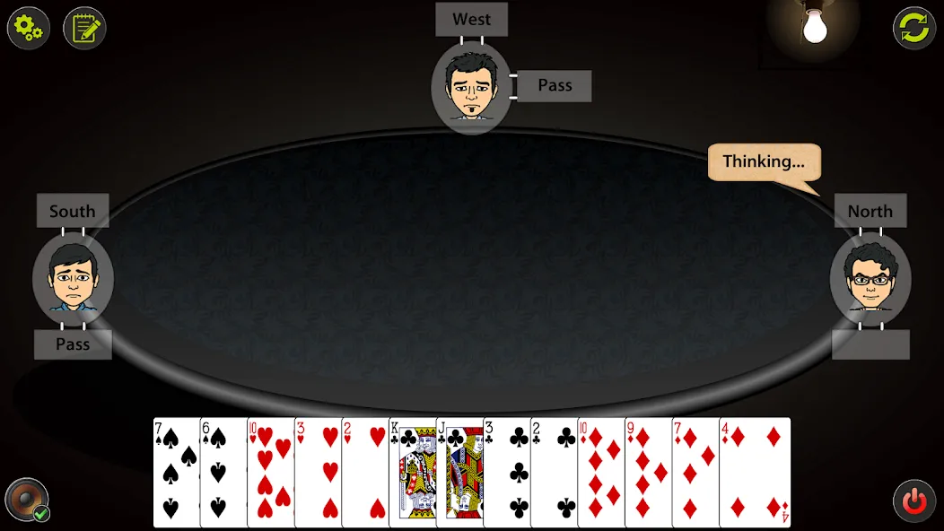 Auction Bridge & IB Card Game [МОД: Меню, Бесконечные монеты и Открытые уровни] Screenshot 3