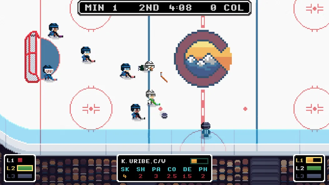 Ice League Hockey (Айс Лиг Хоккей) [МОД: Деньги, Монеты и Меню MOD] Screenshot 3
