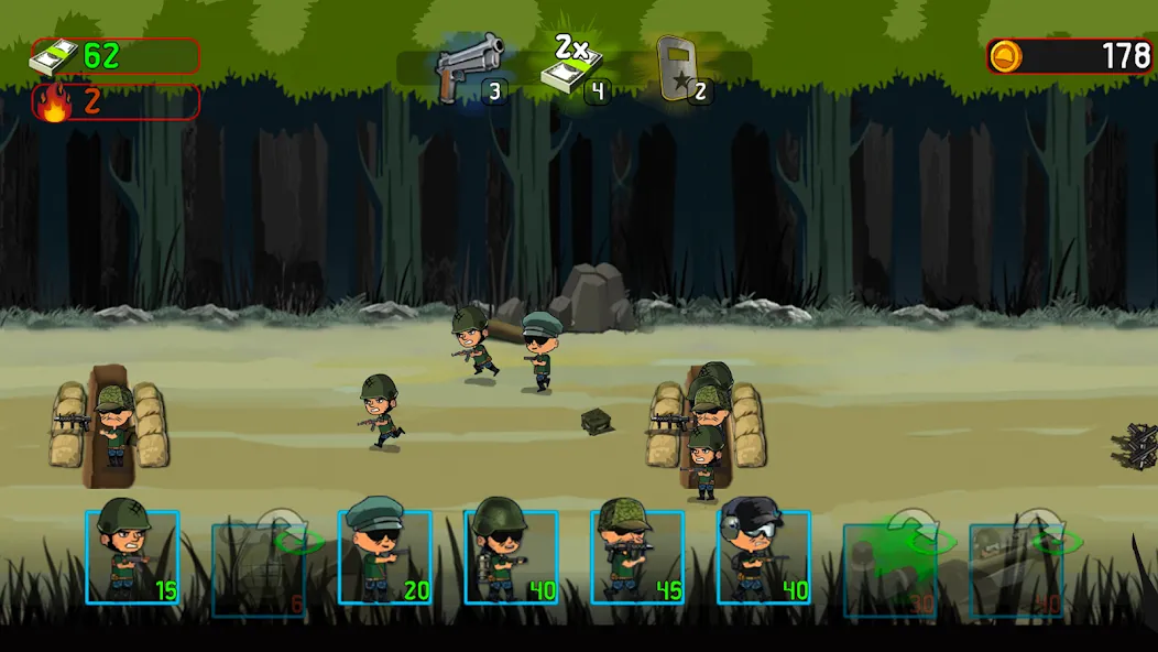 Army War: Military Troop Games [МОД: Все открыто, Дополнительные деньги и Меню MOD] Screenshot 3
