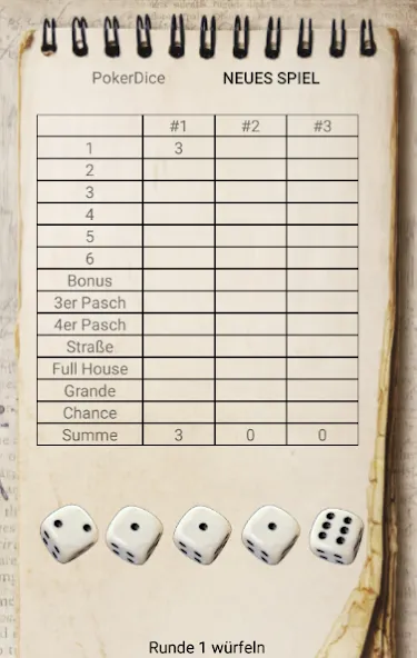 Dice Poker [МОД: Деньги, Монеты и Меню MOD] Screenshot 1