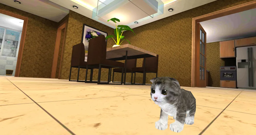 Kitten Cat Simulator 3D Craft [МОД: Много денег, Монет и Все открыто] Screenshot 2