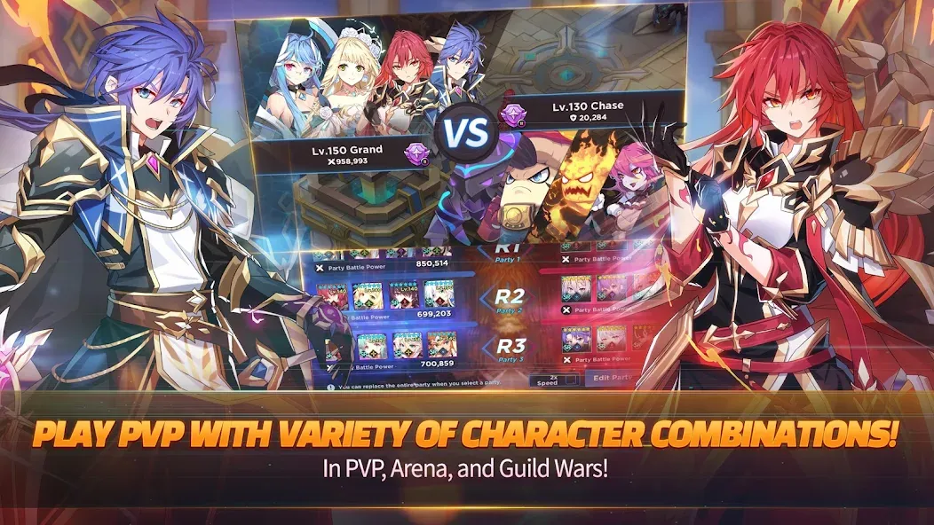 GrandChase (ГрандЧейс) [МОД: Много монет, Открытые уровни и Мега MOD] Screenshot 5