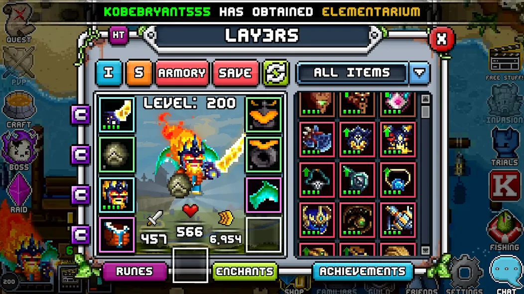 Bit Heroes Quest: Pixel RPG (Бит Хероес Квест) [МОД: Бесконечные деньги, Монеты и Мега MOD] Screenshot 3