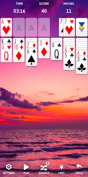 Solitaire Classic Era Games [МОД: Много денег, Монет и Все открыто] Screenshot 5