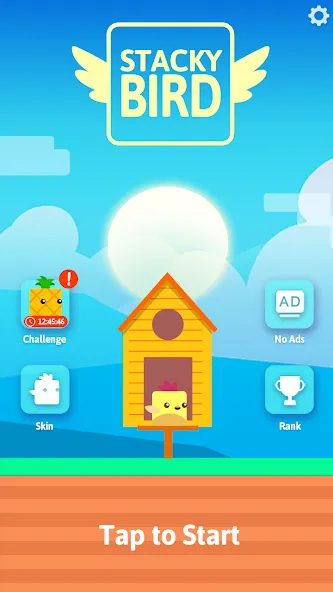 Stacky Bird: Fun Egg Dash Game (тэки птица) [МОД: Деньги, Монеты и Меню MOD] Screenshot 1